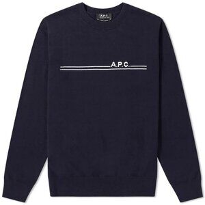 NWT - A.P.C. Eponyme Men's Sweater - Dark Navy🧥🧶